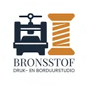 Logo BRONSSTOF druk- en borduurstudio