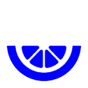 Logo blue slice