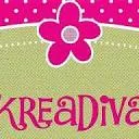 Logo Kreadiva creatieve workshops kinderfeestjes AND handgemaakte kado's voor bedrijven AND consumenten