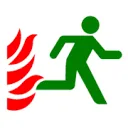 Logo kenuwvluchtweg - veilig vluchten en ontruimen
