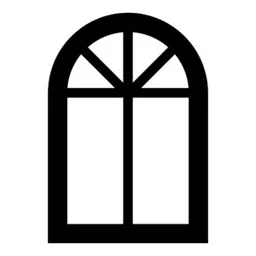 Logo Through the Window Film