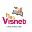 Logo School met de Bijbel "het Visnet"