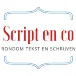 Logo Script en - rondom tekst en schrijven