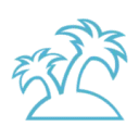 Logo Holiday Rentals Curaçao