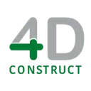 Logo van 4D construct
