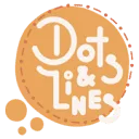 Logo van Dots AND Lines - Grafisch ontwerp en illustraties