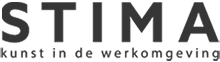 STIMA Kunstuitleen in de werkomgeving logo